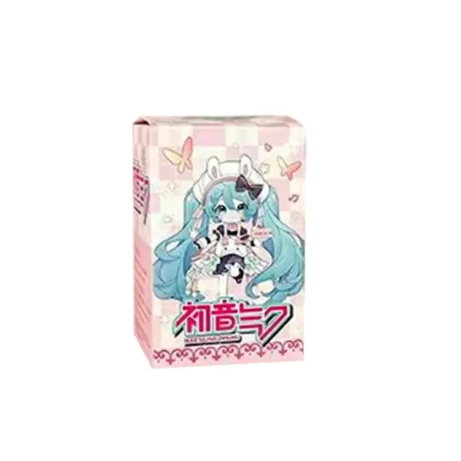 Caja ciega Hatsune Miku Qu Yunshang serie Linda figura de Anime muñeca elemento cuadrático Pvc modelo Figuri