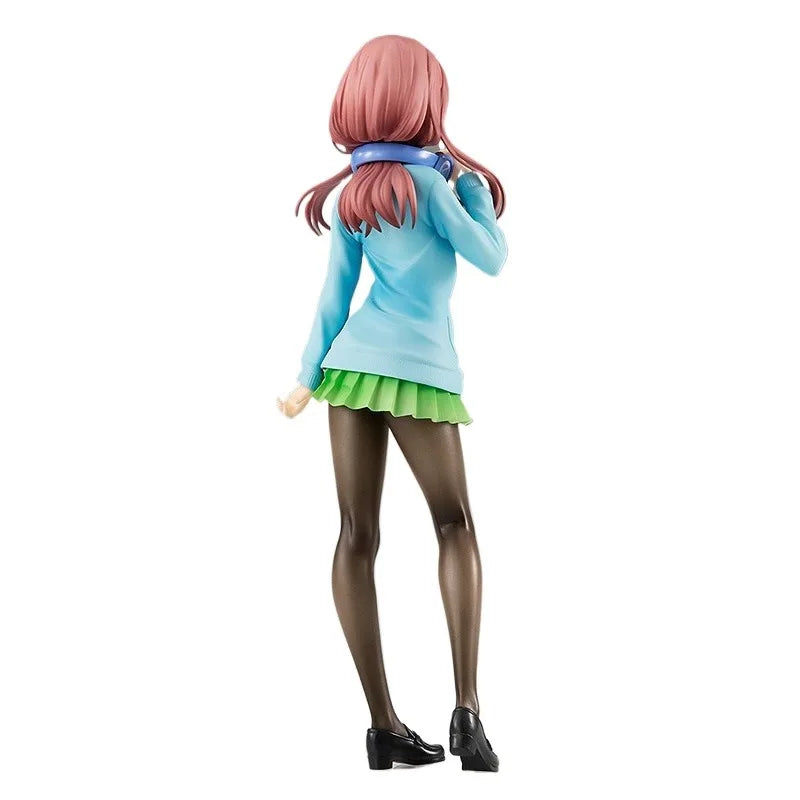 In Stock Genuine Good Smile Company Gotoubun No Hanayome ∬ Nakano Miku Pop Up Parade Anime Figure Garage Kit Anime Cartoon