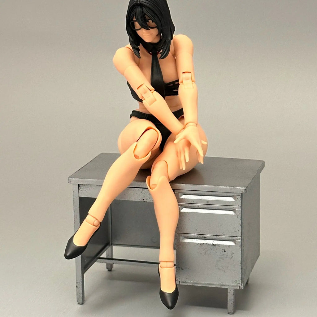Fury Toys 1/12 Valeria Hana Imana Highly Movable Female Action Figure Aesthetic Body Collection Gift for Toy Lovers