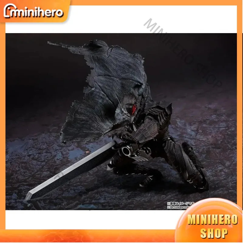 In Stock Bandai SHF Guts Berserk Armor Heat Passion Action Figure Anime PVC Collectible Model Toy Desk Decor Gift Original