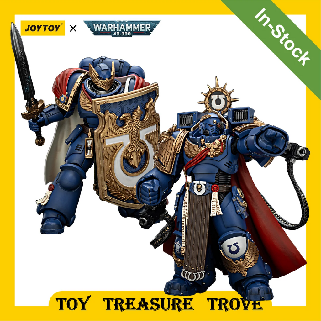 [В НАЛИЧНОСТ] JOYTOY Warhammer 40k 1/18 Екшън фигурки Ultramarines Marneus Calgar Victrix Honor Guard