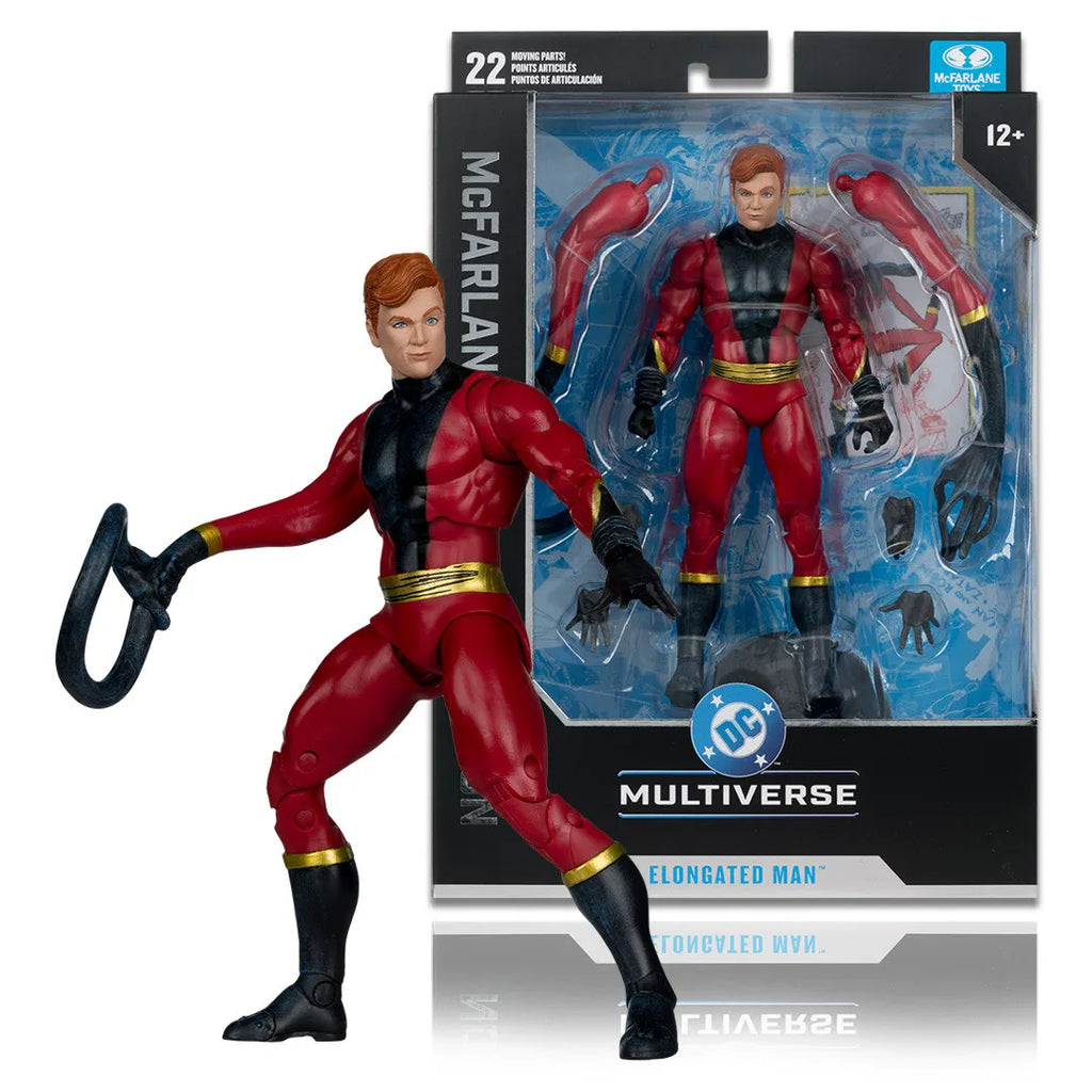 McFarlane Toys Elongated Man Darkhawk Professor Pyg Cosmic Boy 7in Figure Action Collector Edition DC Multiverse Model Doll