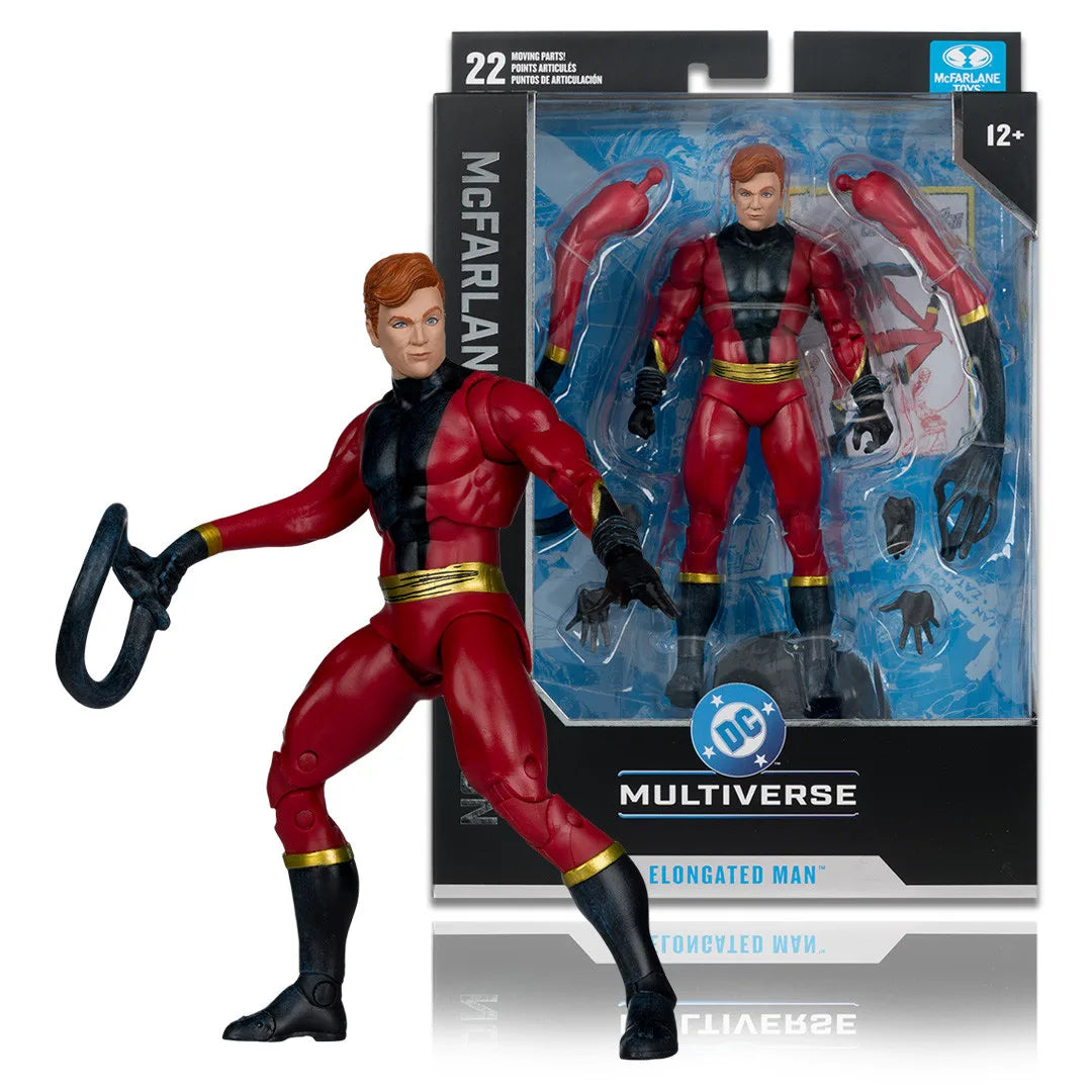 McFarlane Toys Elongated Man Darkhawk Professor Pyg Cosmic Boy 7in Figure Action Collector Edition DC Multiverse Model Doll