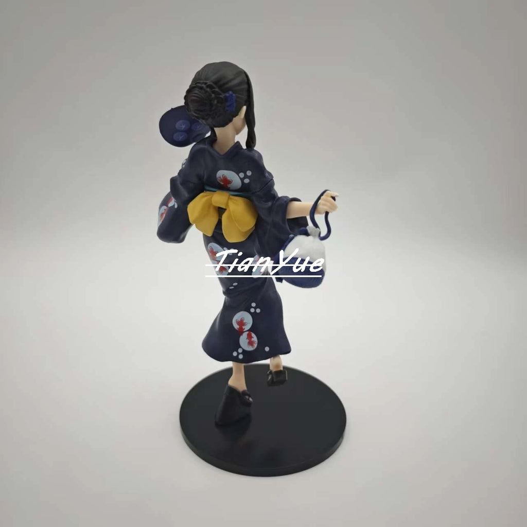 Lycoris Recoil Nishikigi Chisato and Takina Inoue Kimono Girl Action Figure Model Toy 20cm