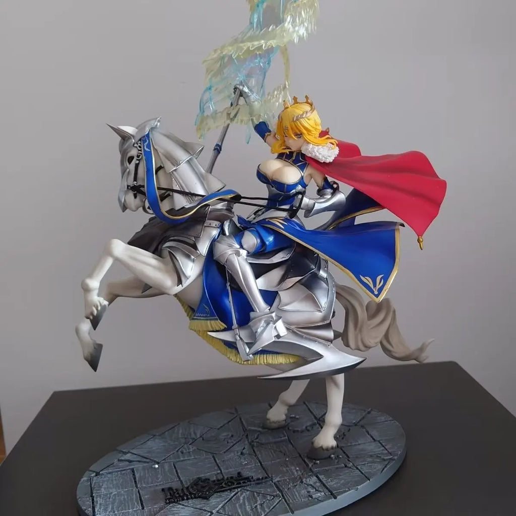 Фигура на Saber Fate/Grand Order Аниме Фигурка Altria Pendragon Екшън Фигурка PVC Готини Момичета Модел Сладка Декорация за Бюро Детски Подаръци