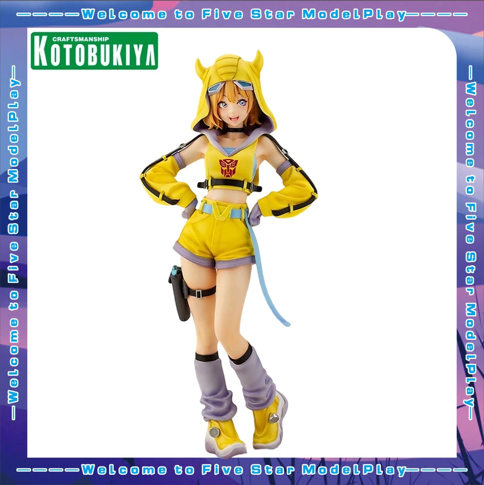 In Stock Original Kotobukiya Beautiful Girl Statue Transformers Series Figure Model Toys Gift Ornaments