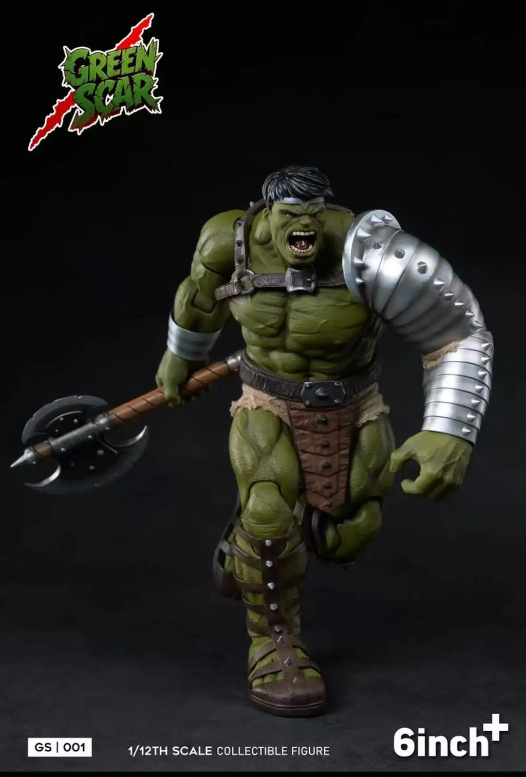 In Stock Original 6inchplus GREENSCAR GS001 Hulk Action Figure Toys and Gift Collection Fans’ Hobbies