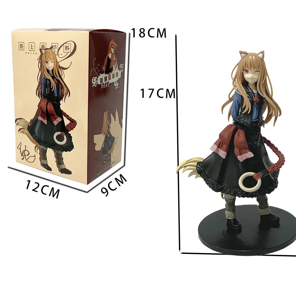17CM Spice And Wolf Horo Аниме екшън фигурка PVC модел колекция орнамент карикатура подарък артикул