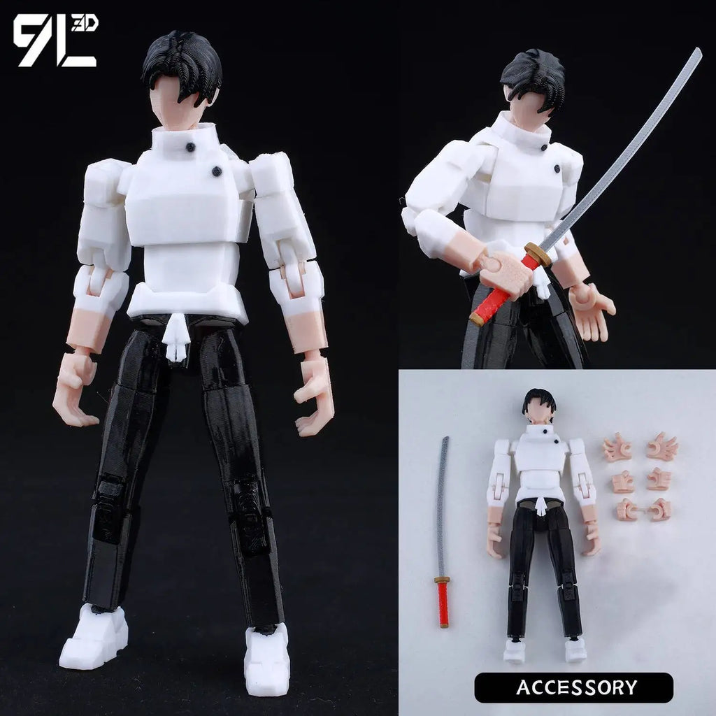 9L 3D-gedruckter Anime Jujutsu Kaisen Sukuna Lucky13 Dummy 13 beweglicher Shapeshift T13 Actionfiguren Schaufensterpuppenspielzeug für Sammler