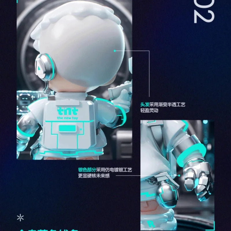 Neue TNT Space Original Rayan Figur Unlimited Silver Domain 3046 Cybercity Hängekarte Große Puppe Handgefertigte Trendige Einlösekarte