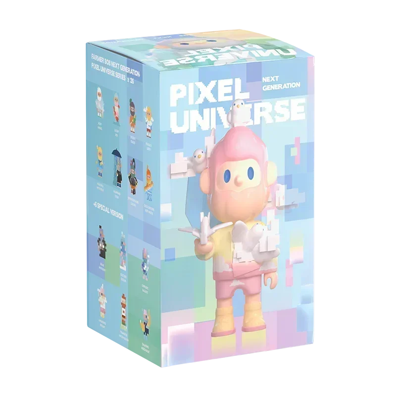 Finding Unicorn FARMER BOB Next Generation Pixel Universe Series Blind Box Toys Kawaii Anime Action Figure Surprise Mystery Box