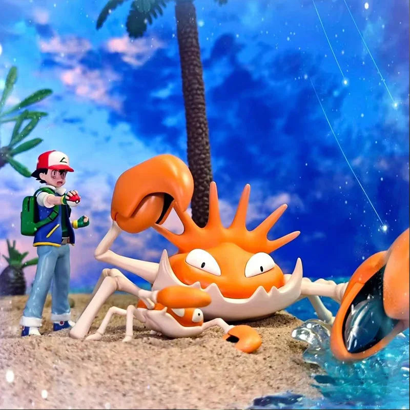 8cm Anime Pokemon Figur Kingler Figuren Pokemon Action Figur Pvc Sammlung Modell Spielzeug Geschenke