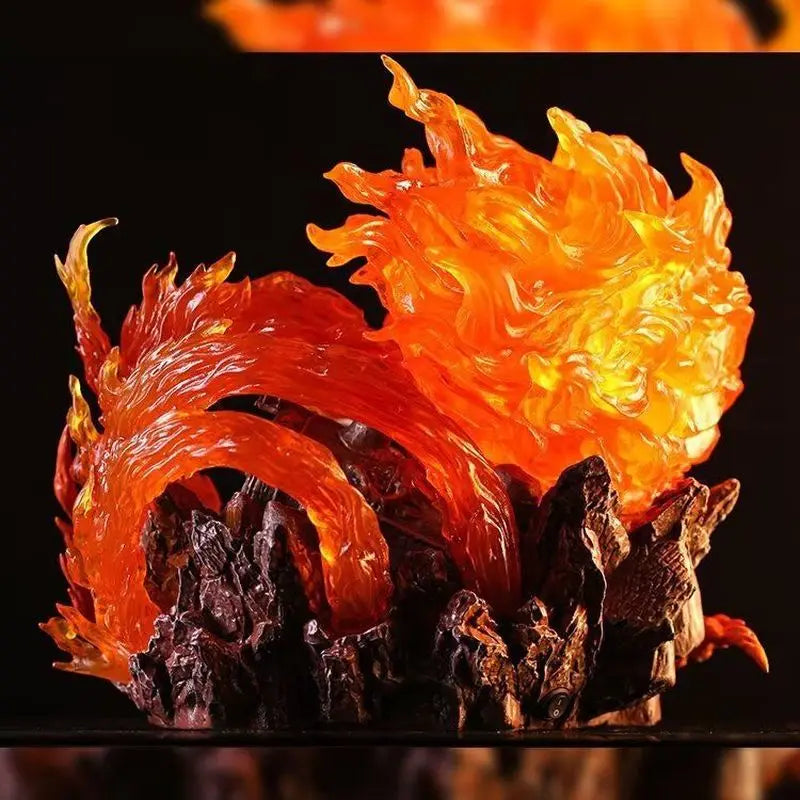 27cm Demon Slayer Rengoku Kyoujurou Fire Pillar Anime Figure Model Statue Boys Collection Desktop Decoration Ornament Toys Gifts