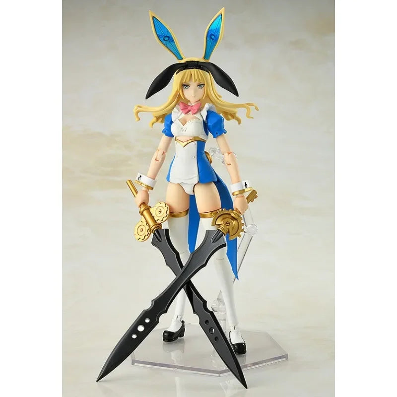 Max Factory Genuine Original Guilty Princess Plamax GP-02 Maidroid Alice 16cm Mobile Suit Girl Assembly Model Toy Action Figures