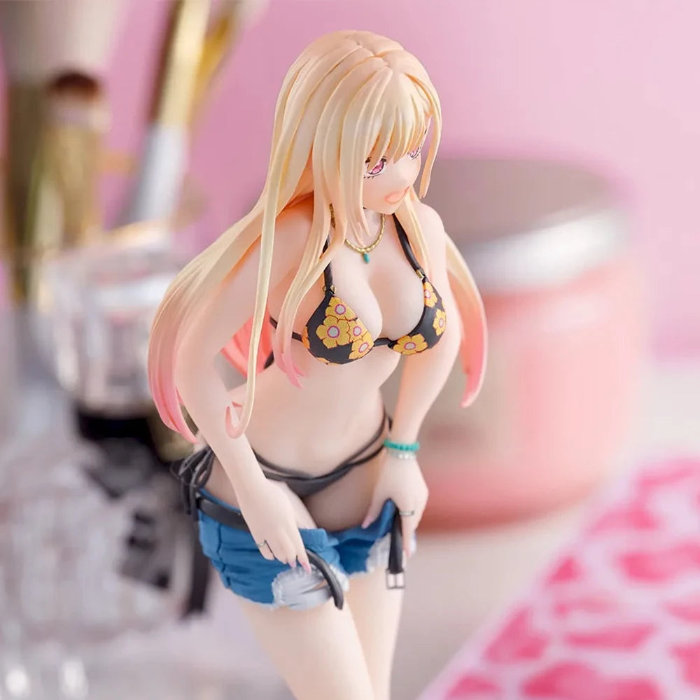 Anime Marin Kitakawa figure swimsuit Girl figurine Adult Model Kitagawa Marin action figure Dress up doll Collect Toy Boys Gifts