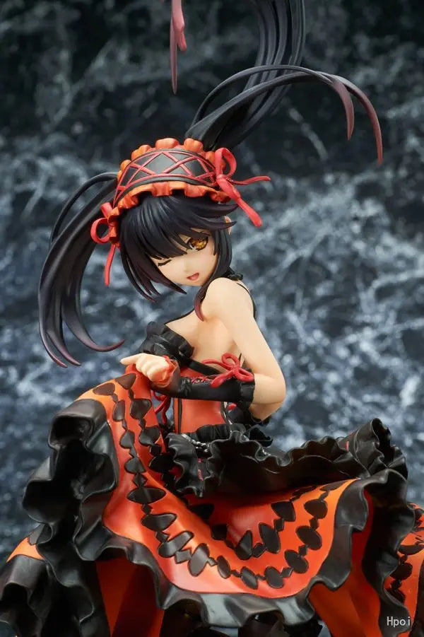 28CM Date-a-Live-Roman Tokisaki Kurumi Nightmare Girl Figur PVC Anime Action Spielzeug Spiel Sammlermodell Erwachsene Puppengeschenke