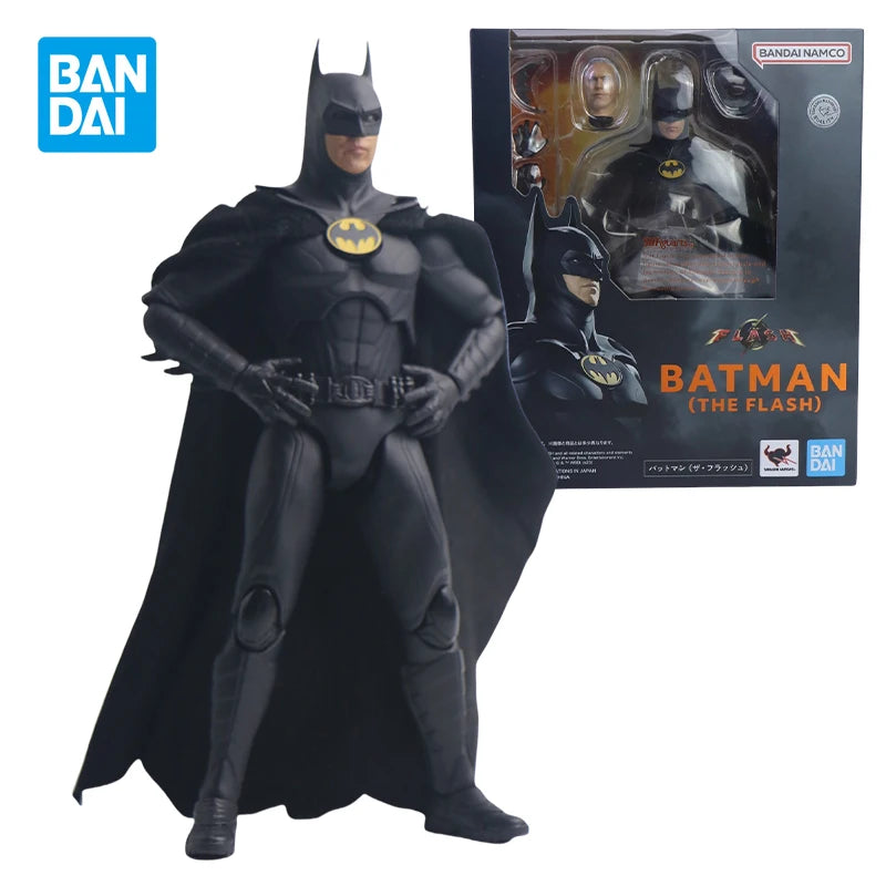 Bandai DC Universe The Flash SHF Batman Action Figures Justice League AnimeFigures Toys Collection Gifts