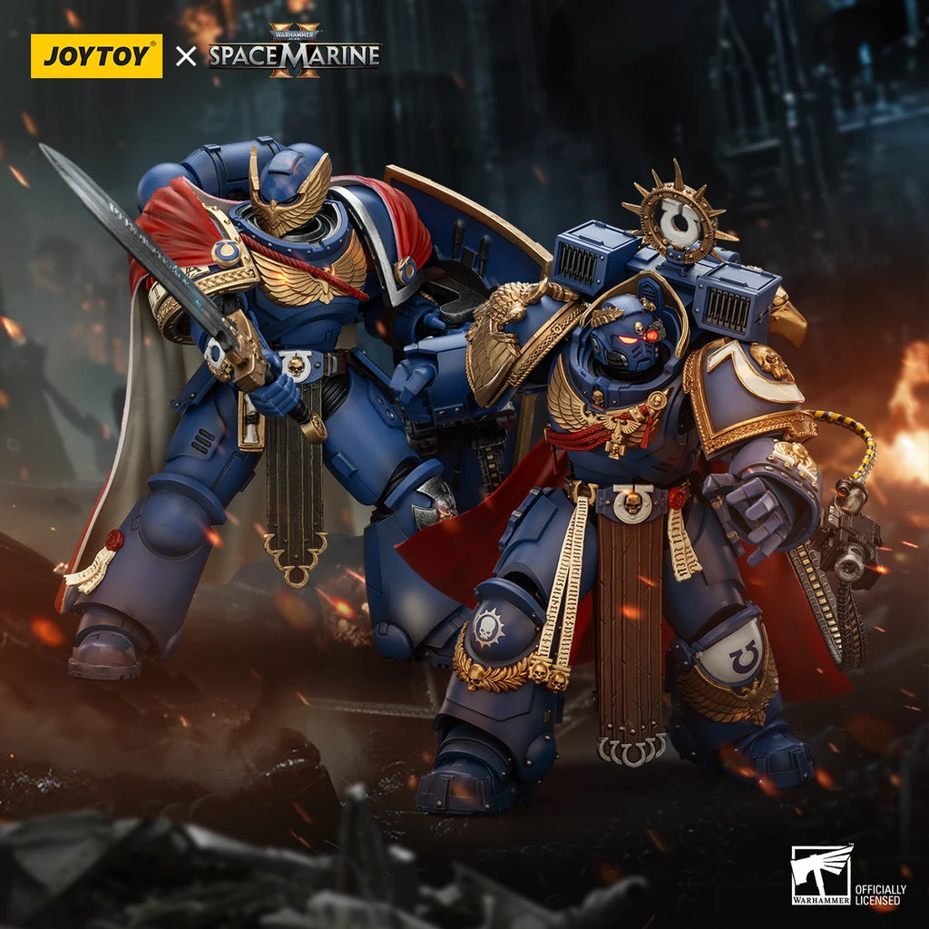 [В НАЛИЧНОСТ] JOYTOY Warhammer 40k 1/18 Екшън фигурки Ultramarines Marneus Calgar Victrix Honor Guard