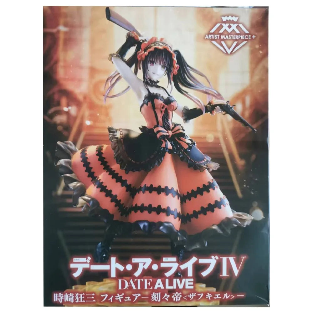 In Stock Taito Original Genuine Date A Live IV Tokisaki Kurumi Artist MasterPiece+ Zafkiel 23cm Collections Model Toy Figures