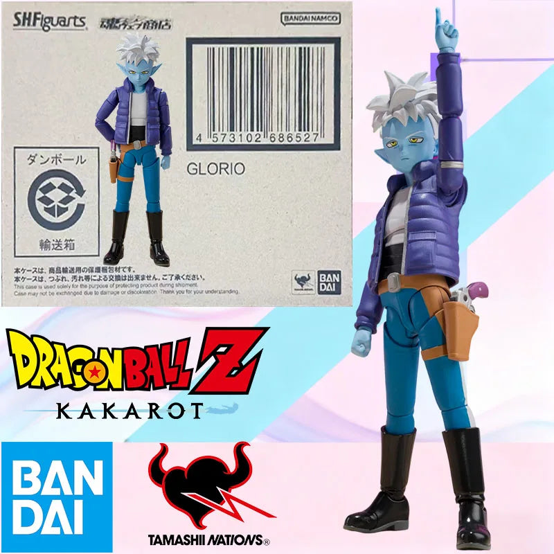 Bandai S.H.Figuarts Dragon Ball DAIMA Glorio Action Figure 13cm Movable Collectible Model PVC ABS with Replaceable Faces Hands
