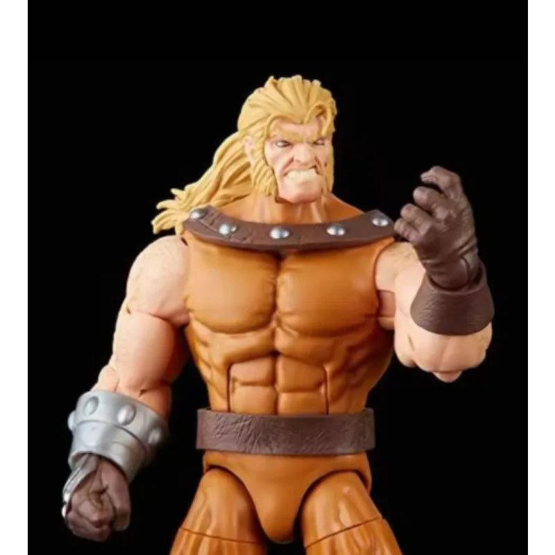 Original Hasbro Marvel Legends Series X-MEN SABRETOOTH Anime Figure Toys Collection Ornaments