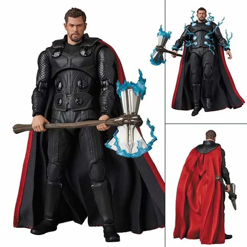 Anime Marvel Avengers 3 Maf 104 Thor Pvc Action Figure Model Doll Kids Christmas Gift