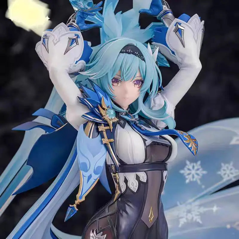 Model Toy Eula Game Character Genshin Impact Sculpture Action Cartoon Collectible Anime Statue Figures Pre-sale