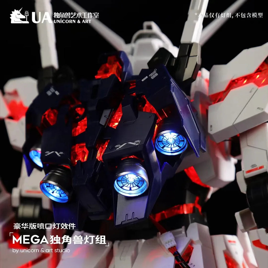 In Stock MEGA Unicorn Lamp Set UA Produced Ground Surface Strongest Applicable To Bandai Big Class 1/48 Model Cool Light Set Toy