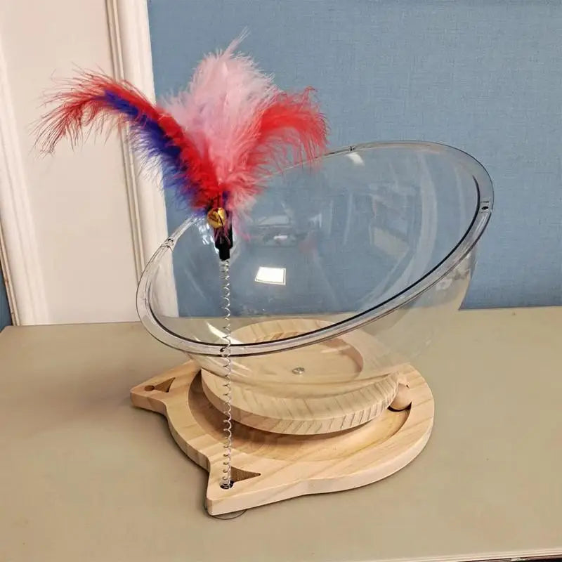 Cat Bowl Bed Cat Houses Spaceship Cat Bed Clear Cat Hammocks Cat Spaceship Cat Bed House Stable Kitten Nest For Indoor Cats