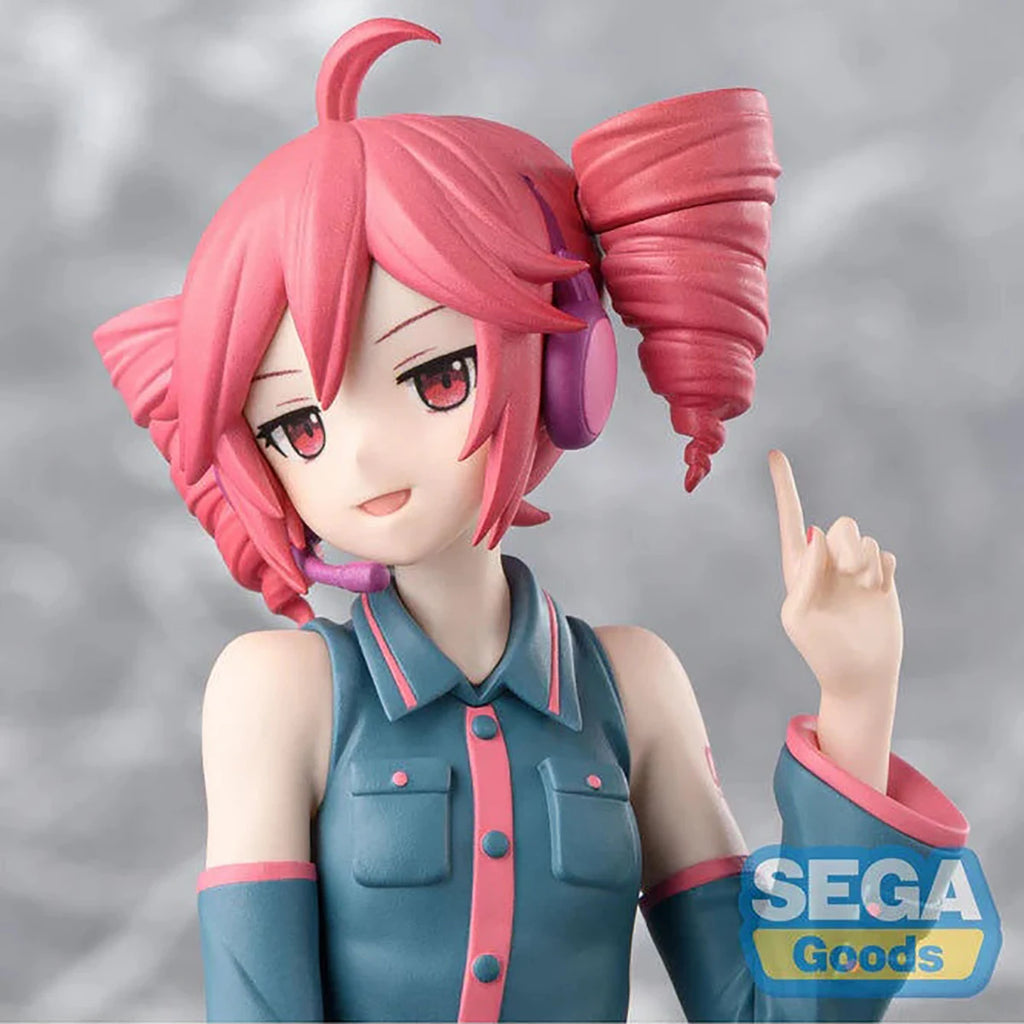 Original Genuine Sega Fave Prepainted Premium Chokonose Figure Utau Kasane Teto Model Finished Figure Decoration Toy Gift Cute