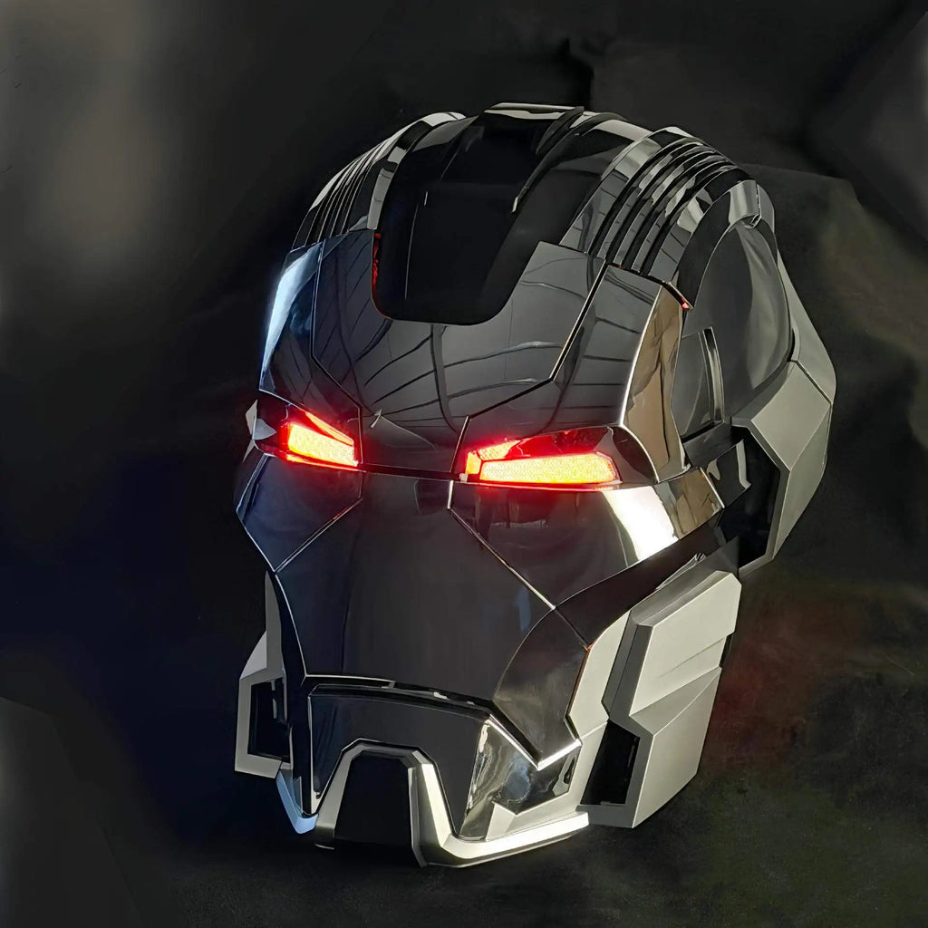 Marvel Iron Man MK17 Jarvis Helmet LED Lit Voice Activated Cosplay Mecha Mask Electric Toy for Fans And Collectors