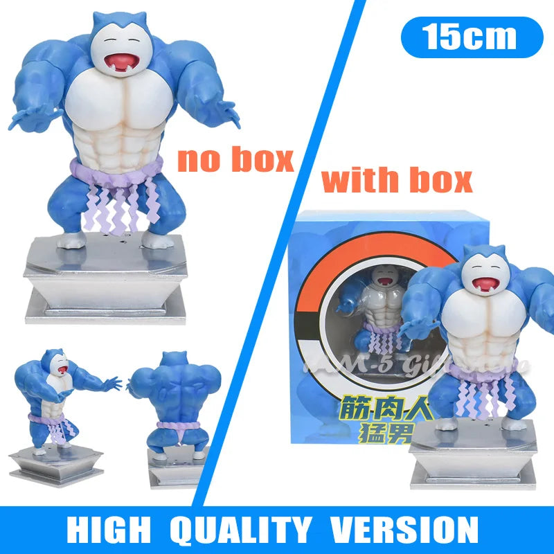 Pokemon Spielzeug GYM Figuren Cartoon Fitness Muskelmann Actionfigur Charmander Bulbasuar Squirtle Gengar Fit Modell Anime Spielzeug