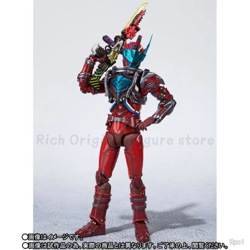 【In Stock】Original BANDAI S.H.F BLOOD STALK KAMEN RIDER BUILD Anime Figure Model