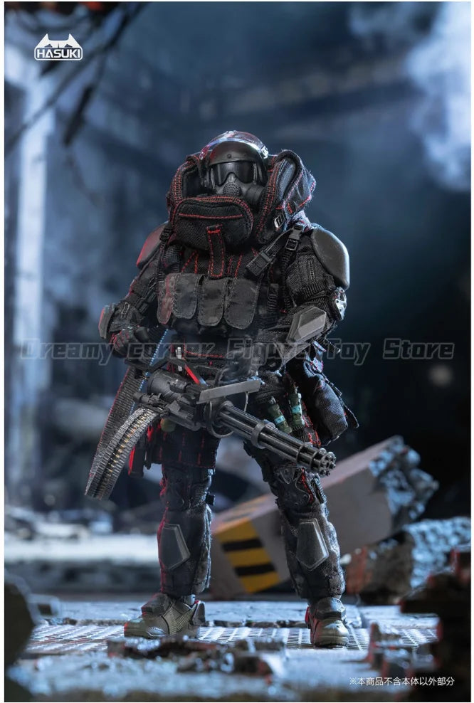 【In Stock】Original HASUKI SALVO Series SA-02 Black Ops Limited Edition 1/12 Action Figure Toy Model Collection