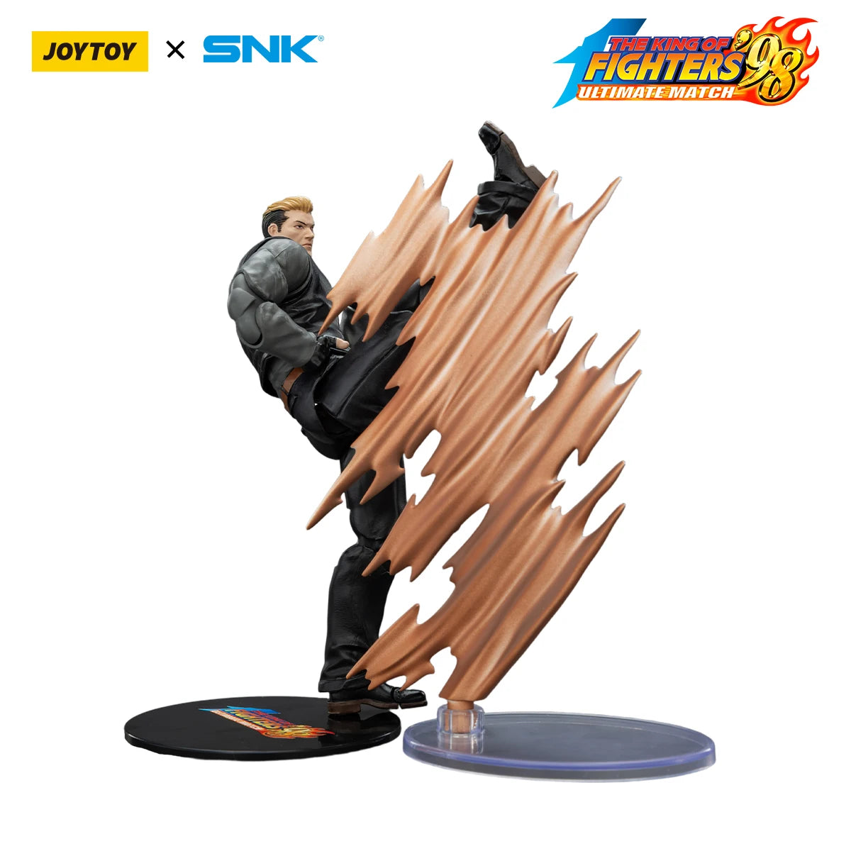 JOYTOY SNK 1/18 Action Figures KOF 98UM Hero Team Kyo Kusanagi Goro Daimon Benimaru Nikaido