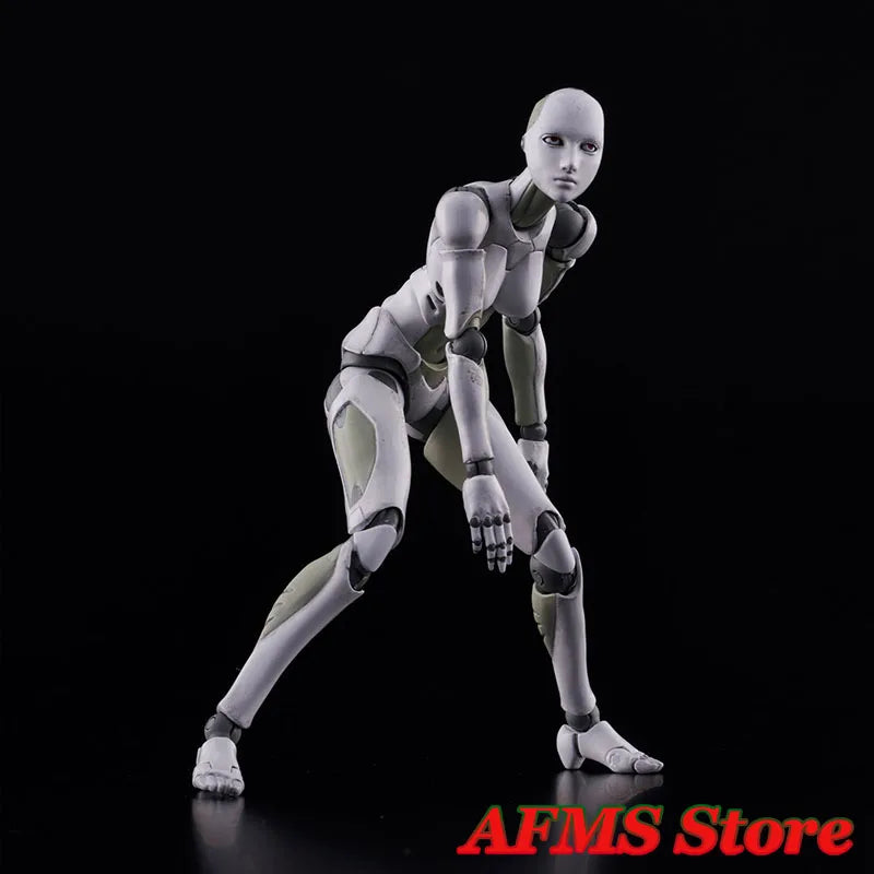 Original Test 1000Toys 1/12 Women Soldier TOA Heavy Industries Synthetic Human Female Body 13.5Cm Anime Action Figure Model Toys