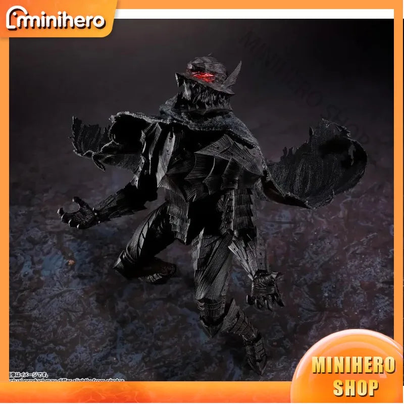In Stock Bandai SHF Guts Berserk Armor Heat Passion Action Figure Anime PVC Collectible Model Toy Desk Decor Gift Original