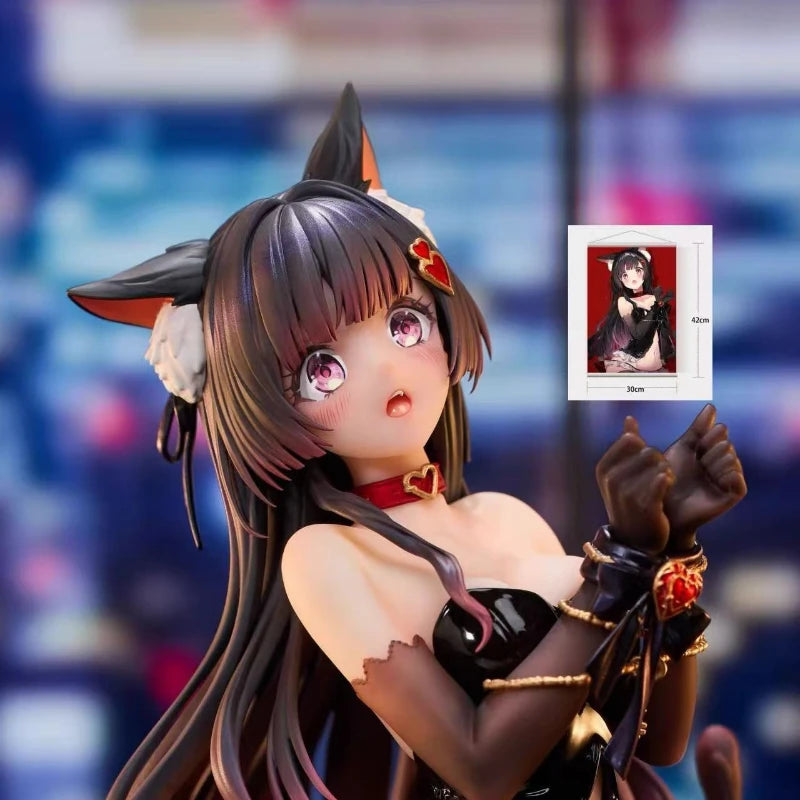 In stock Original SIKI ANIM un gato retenido 24,9 cm Lovina Anime figura modelo colección