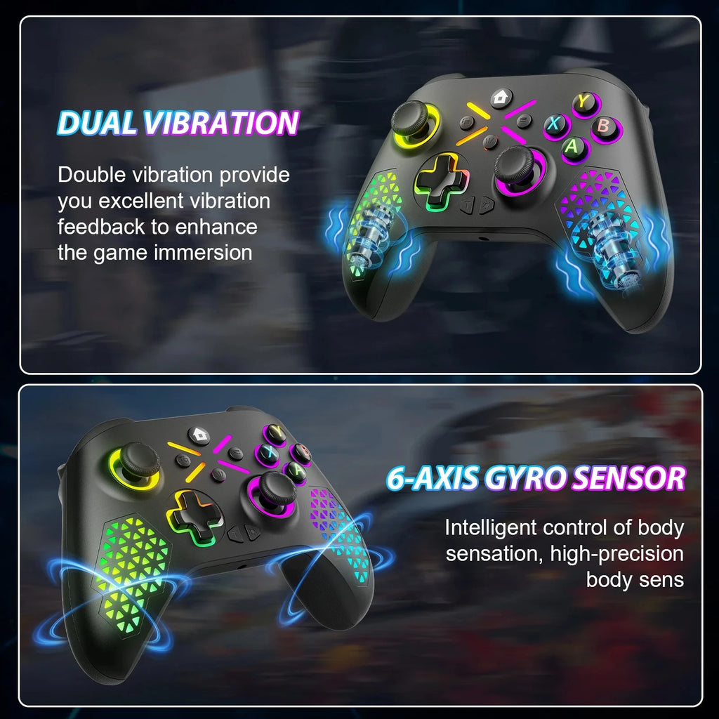 Wireless Xbox One Controller for Xbox with RGB LED Backlight Compatible with Xbox One, XboxOne X/S, Xbox Series X/S ,Windows PC