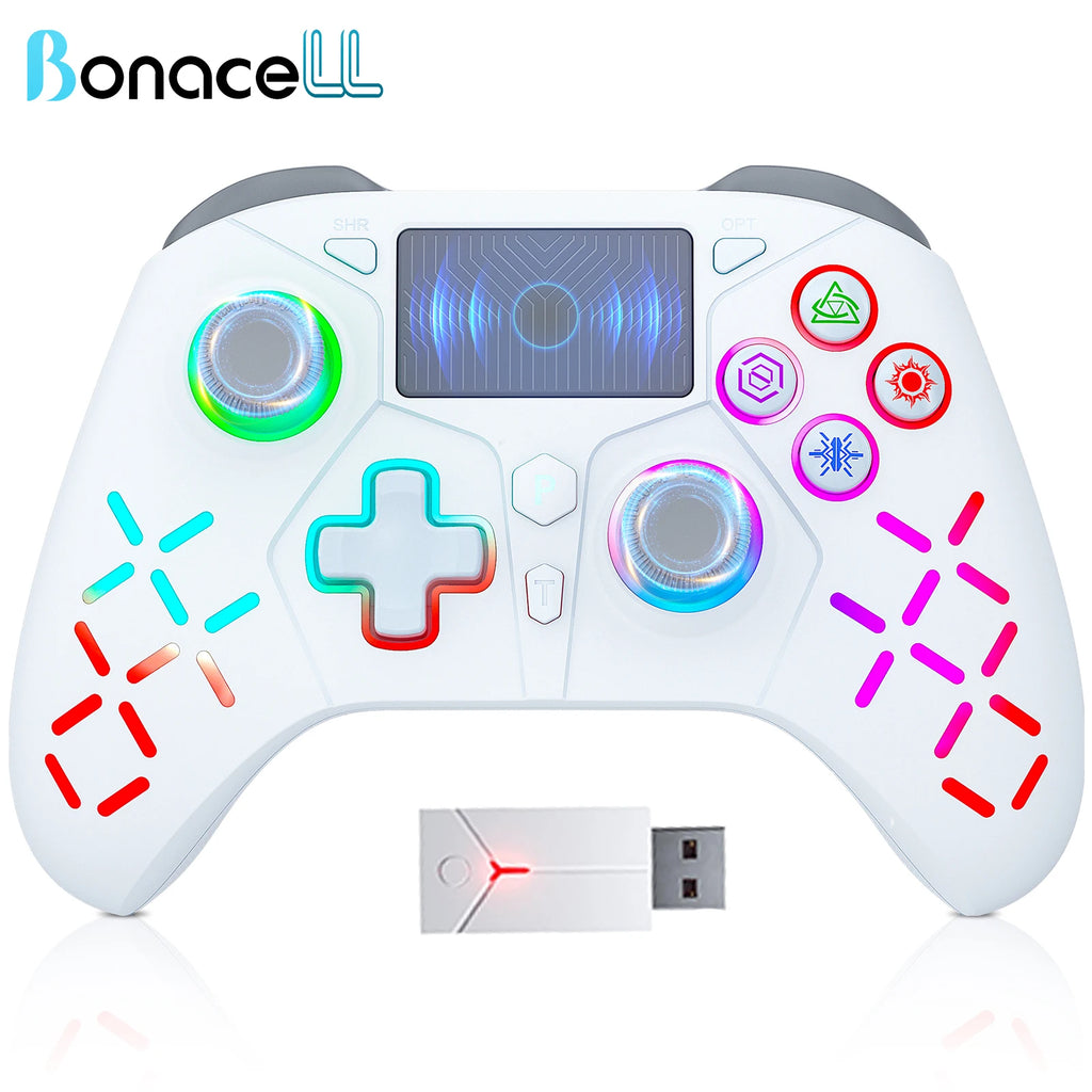 Wireless Game Controller for PS5/PC/Steam/IOS Gamepad Turbo Dual Vibration 6-Axis Joysticks Gaming Remote Control Handle Rocker