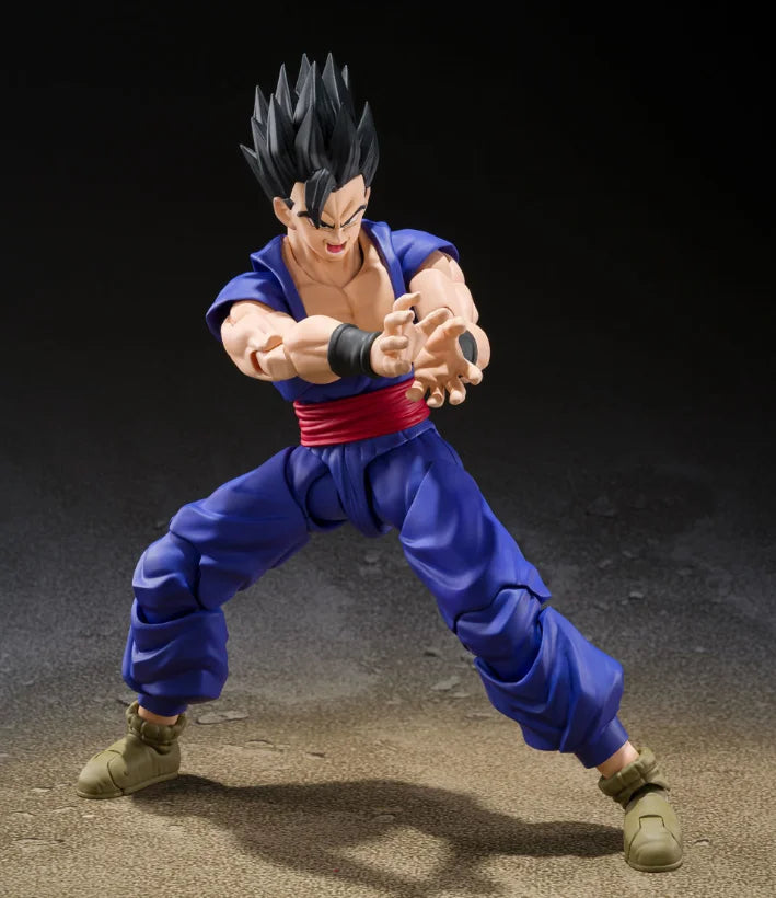 Bandai Dragon Ball Son Gohan Anime Action Figure 14cm SHF Superhero Doll Model Toy for Kids 100% Original in Stock