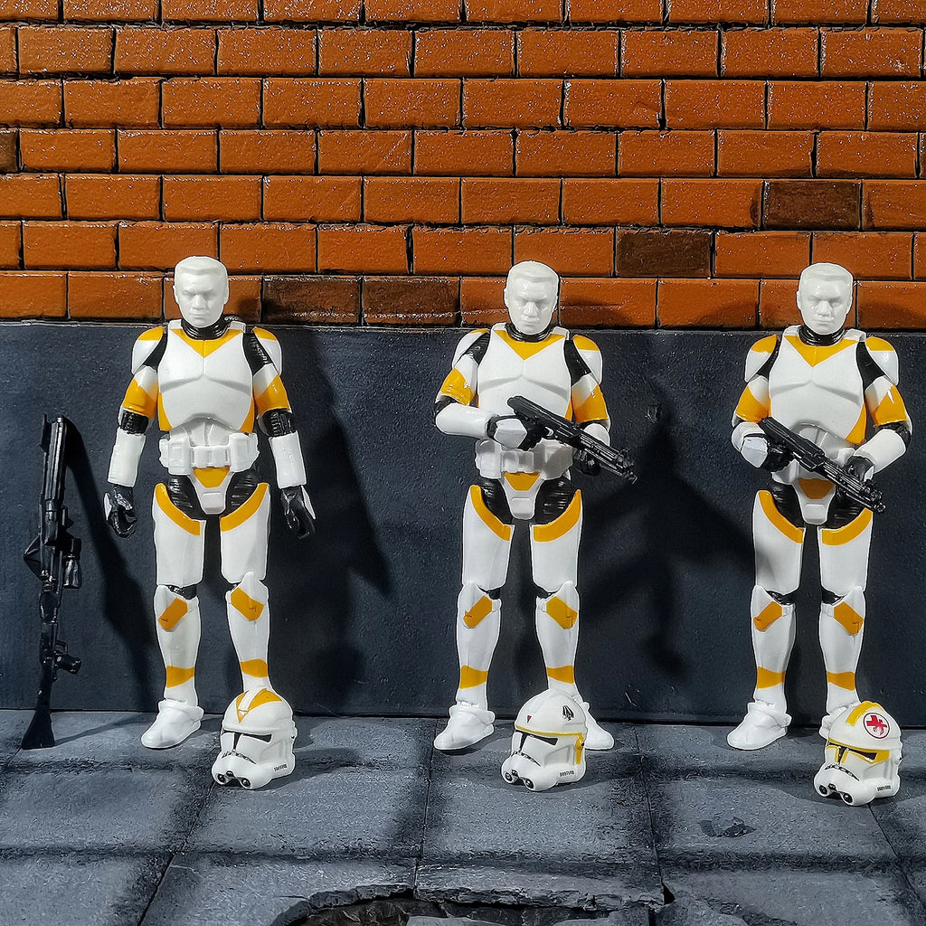 Star Wars 3.75 Inch  Clone Trooper 1/18   212th Cody OBI-WAN BOIL ARF  P1 P2 Action Figure Toys Model Loose