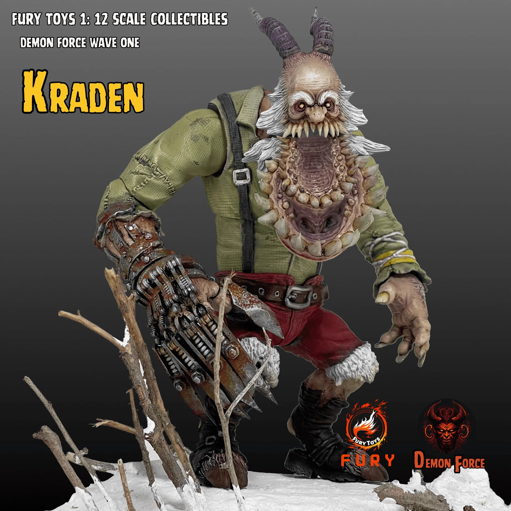 Fury Toys Demon Santa Claus Demon Night Strange Tales 1/12 Action Figure Model Rage Studio Movable Toys Gifts Action Figure