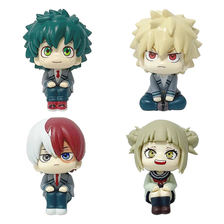 18cm Boku no Hero Academia Anime Figure Uraraka Ochaco Action Figure Midoriya Izuku/Bakugo Katsuki Figurine Collection Model Toy