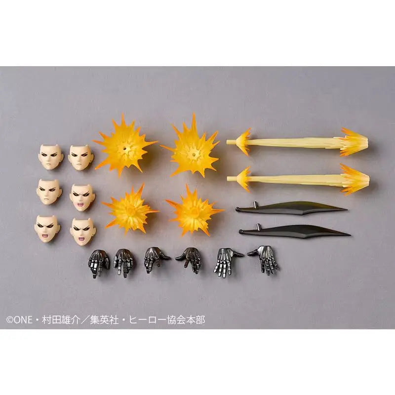 In Stock Ko Genos Anime Action Figures Kaiyodo Revoltech Yamaguchi One Punch Man Figurine Joint Movable Model Statue Kids Toys