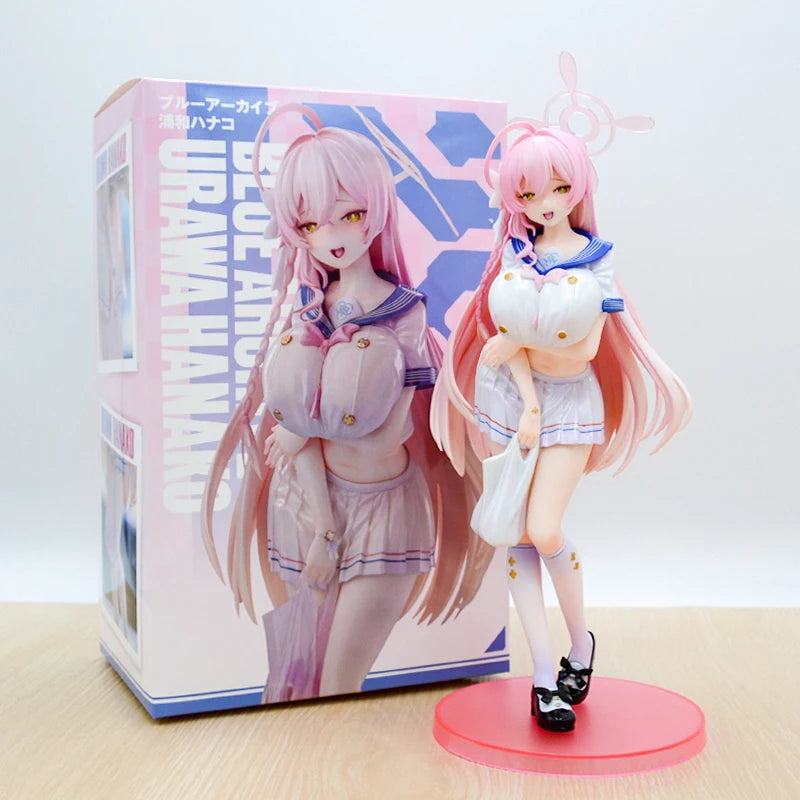 25cm Blue Archive Urawa Hanako Anime Figure Ichinose Asuna Bunny Girl Action Figure Kosaka Wakamo/Arona Figurine Model Doll Toys