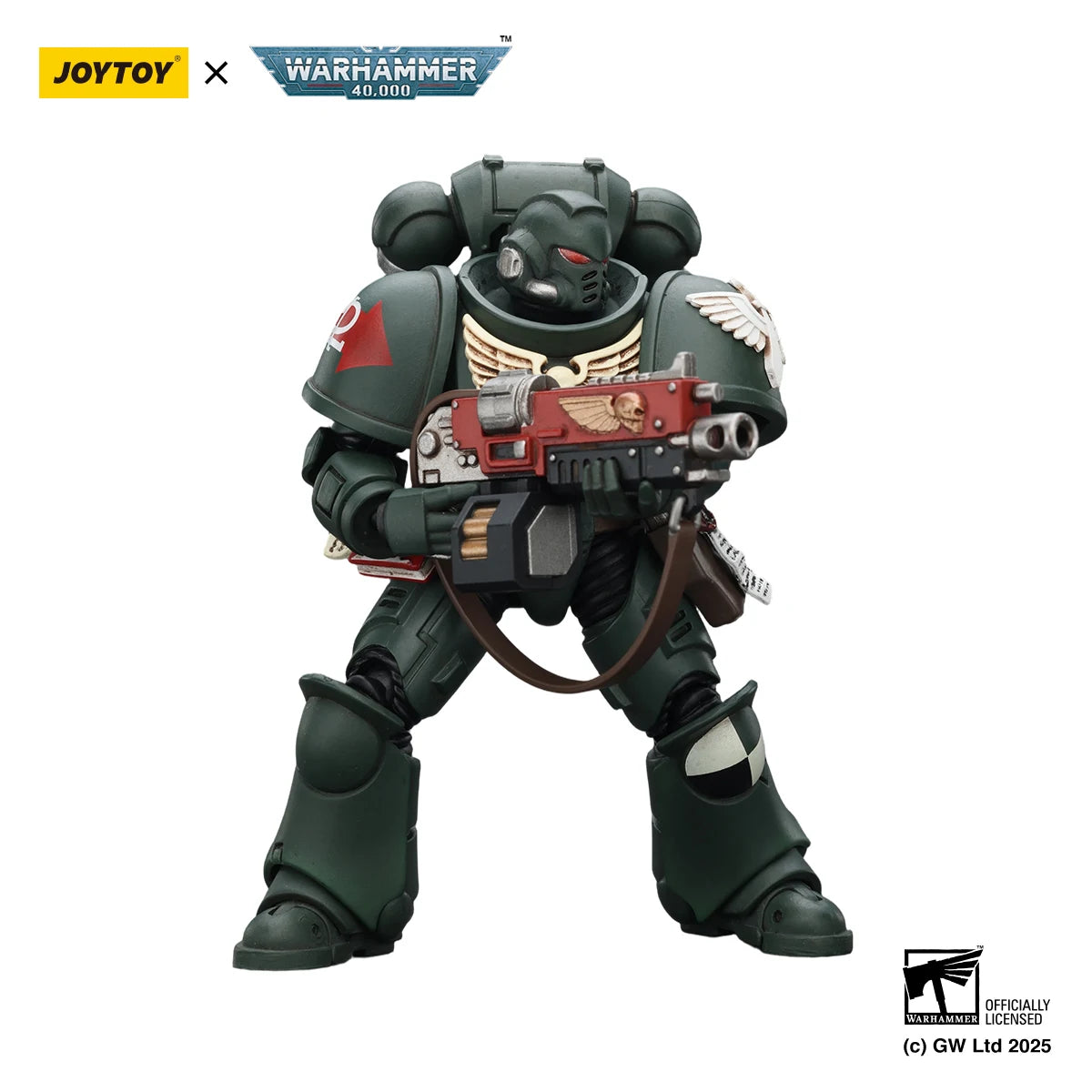 JOYTOY Warhammer 40K 1/18 Action Figure Dark Angels Intercessors Brother Nadael Asharr figures Toys