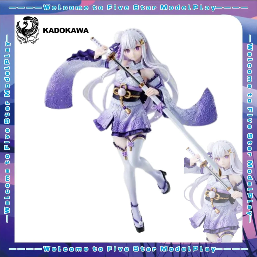 【FS】KADOKAWA KDcolle Re: Life A Different World From Zero Emilia Scale 1/7 Figure Model Gifts