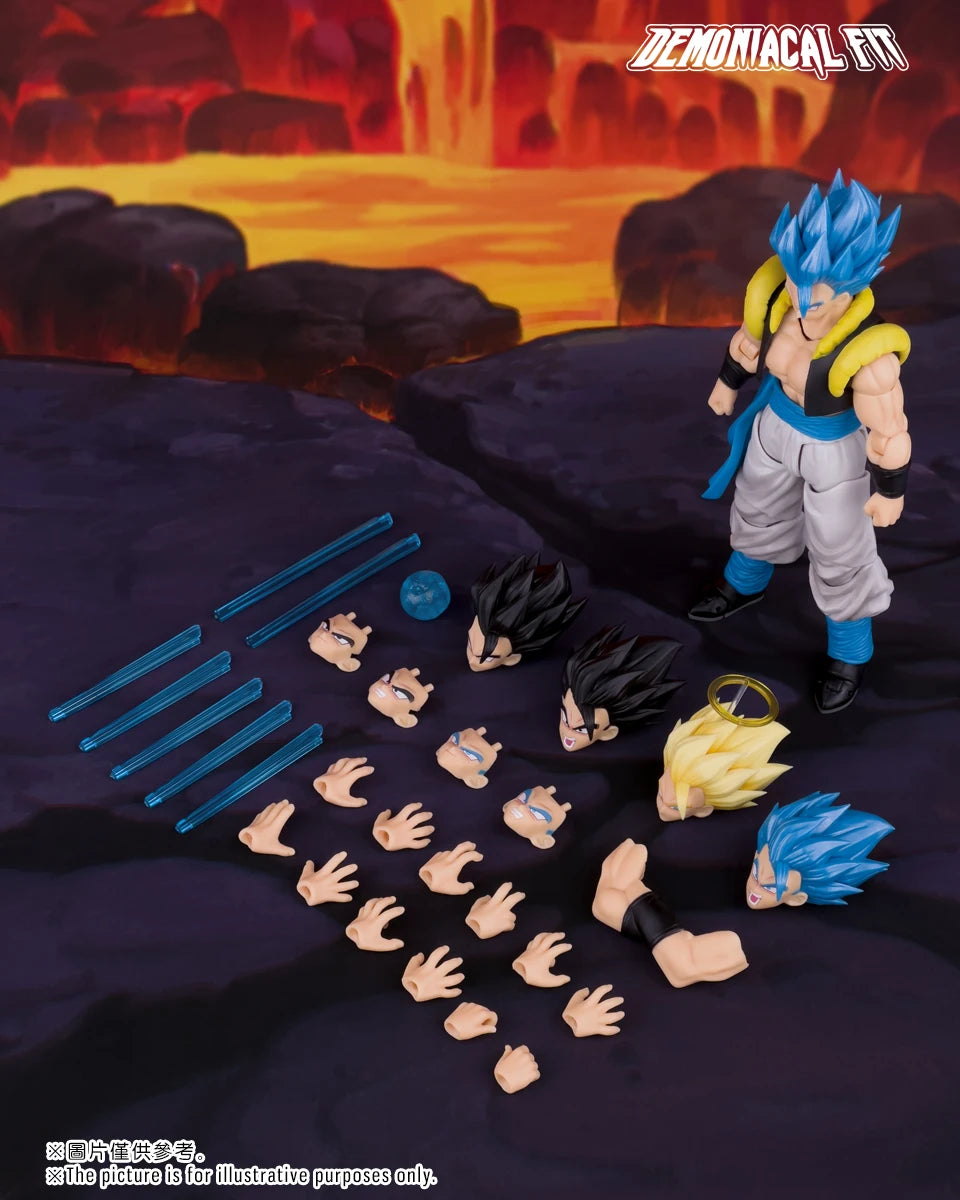 New Hot Demoniacal Fit Hero Waltz Super The Ultimate Dance Sailan Gogeta Shf Action Figures Model Toy Surprise Christmas Gift
