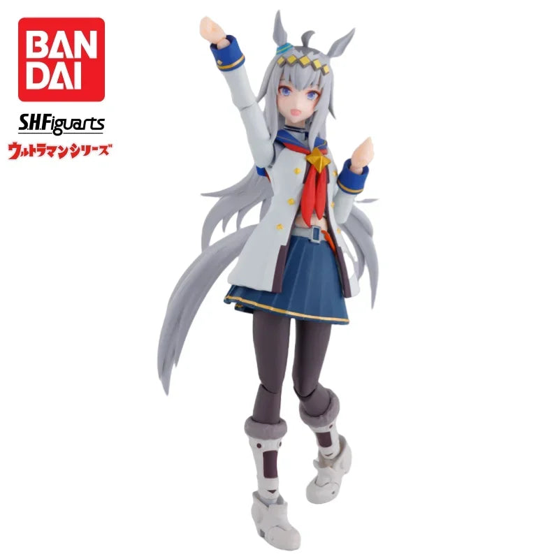 In Stock Bandai Original S H Figuarts Pretty Derby Oguri Cap Model Doll Brand New Boxed Action Figure Anime Characters Garage
